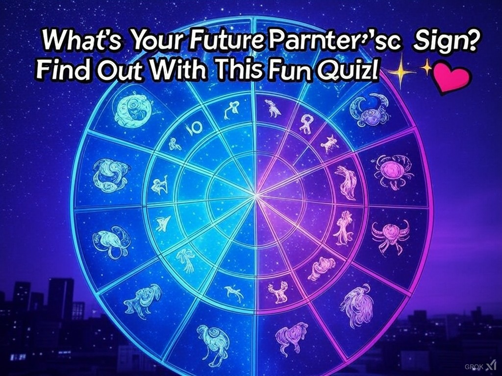 What’s Your Future Partner’s Zodiac Sign? Find Out With This Fun Quiz! 🌟💫