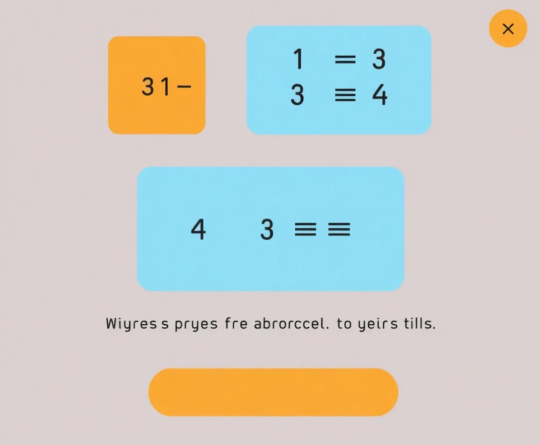 Multiple Choice Math Quiz