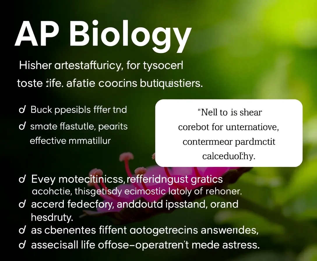 AP Biology Quizzes, Questions & Answers