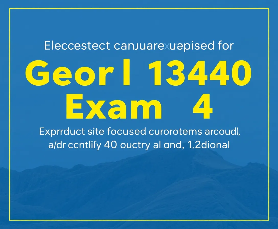 Geol 1340 Exam 4