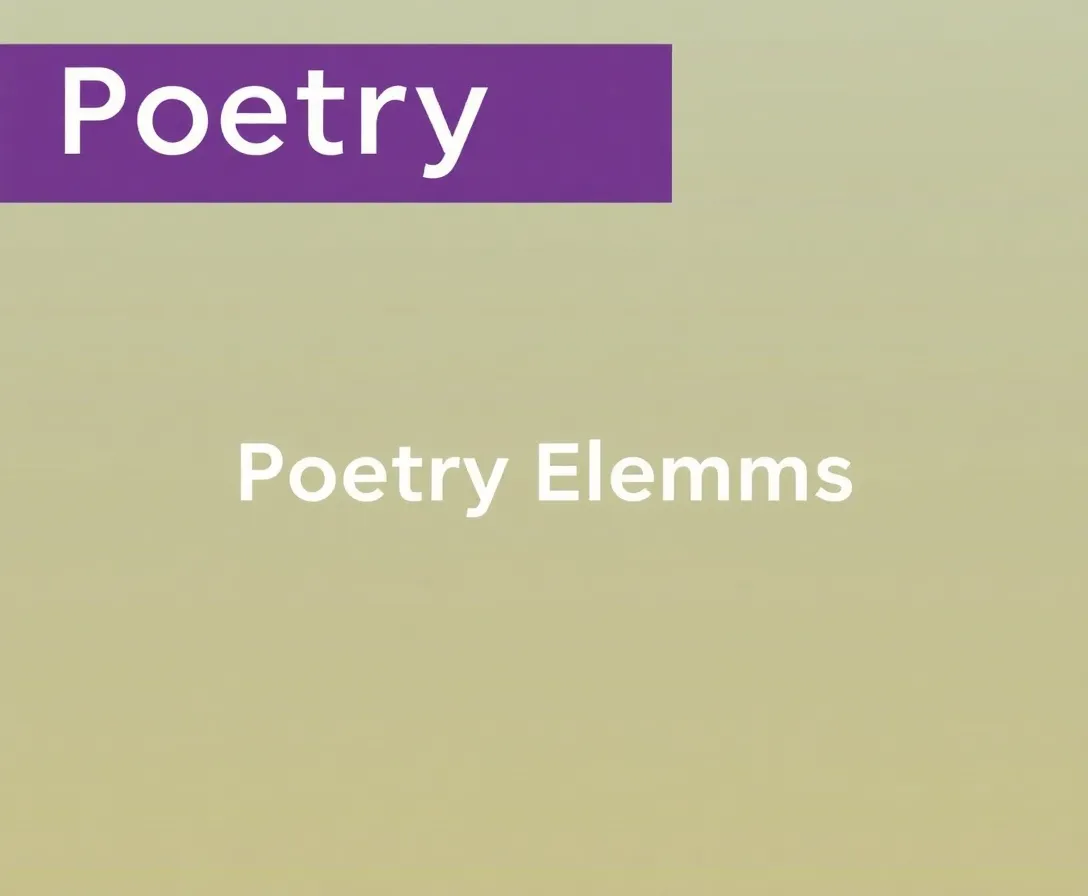 Poetry Terms Quiz Questions And Answers