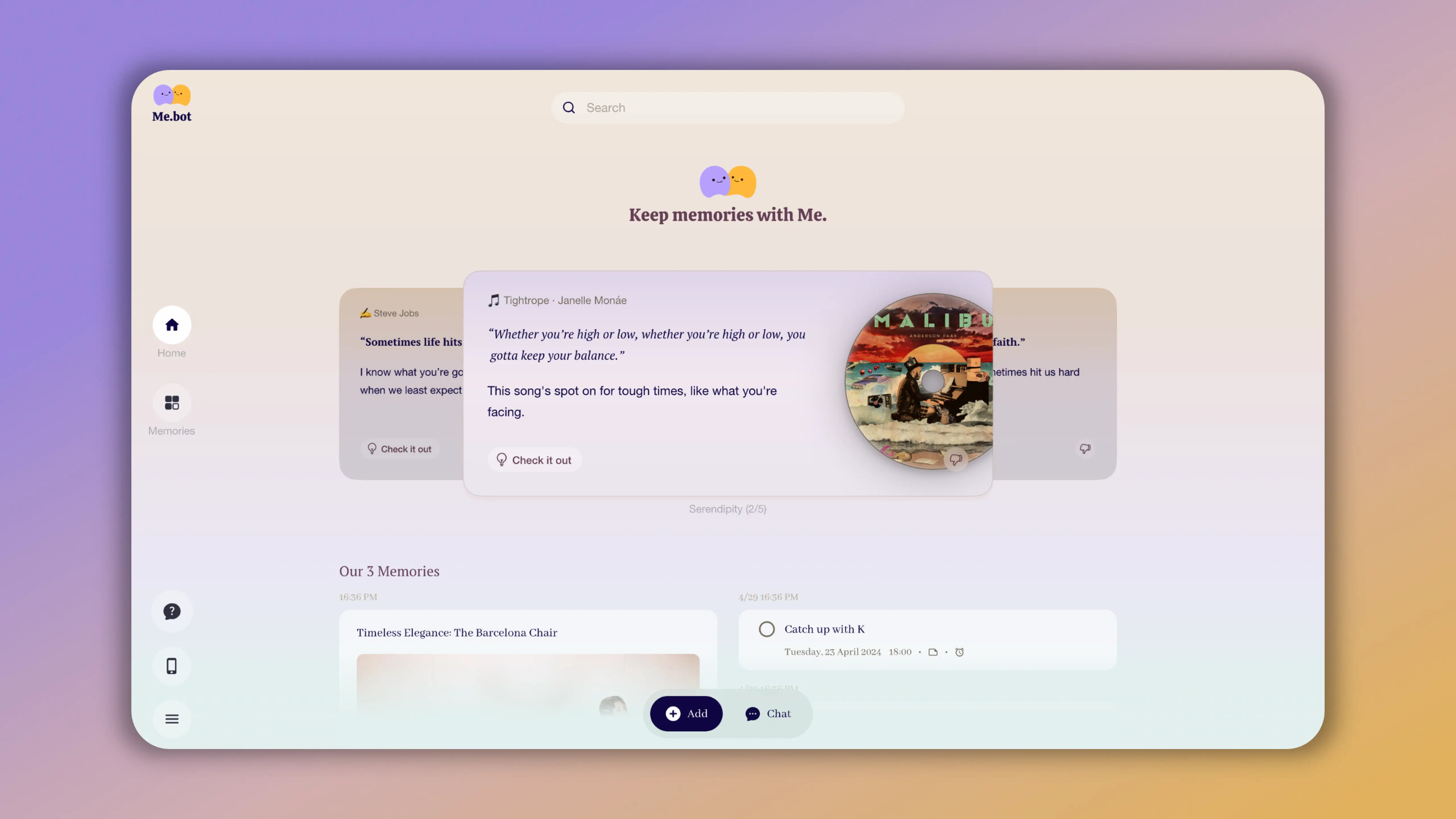 Present a vision board for review