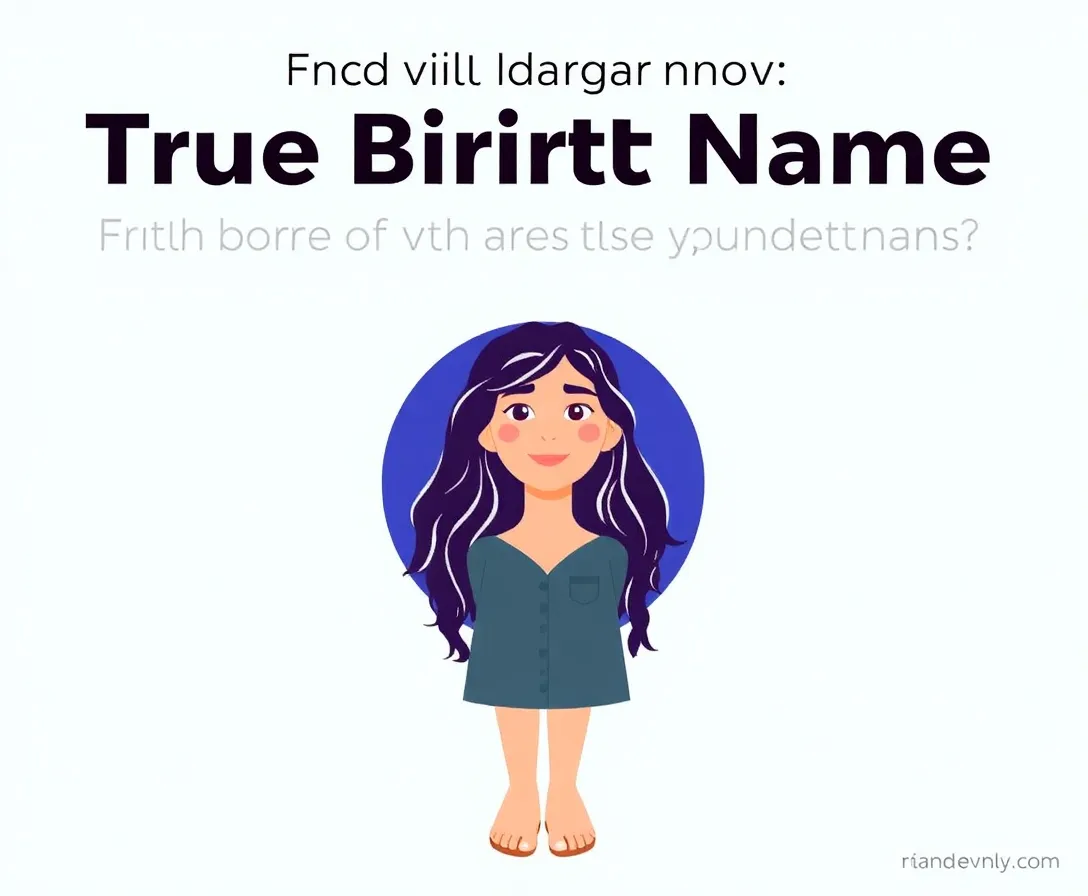 What Is Your Actual Birth Name?