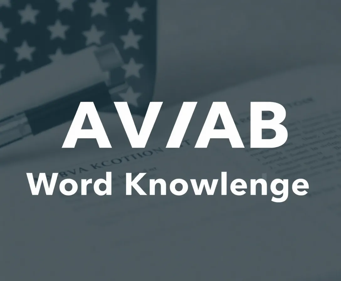 ASVAB Word Knowledge
