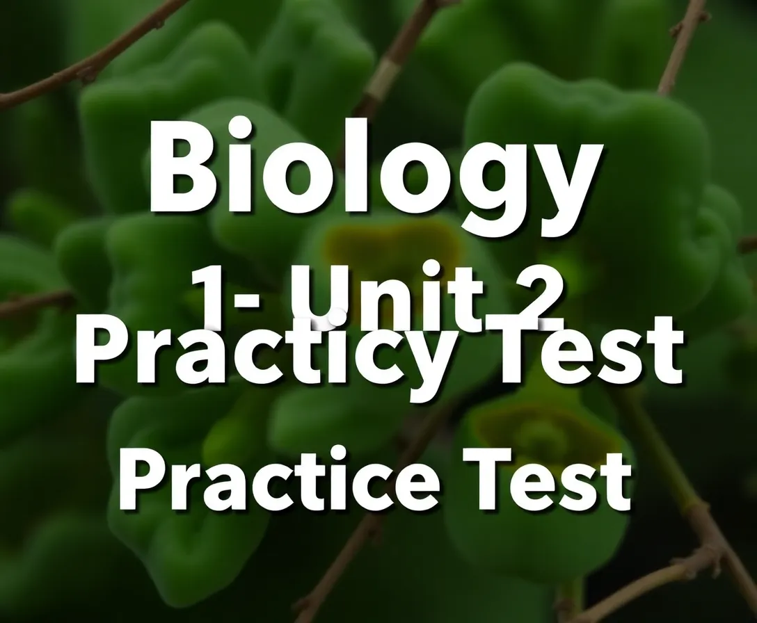 Biology B - Modern Unit 2 Test