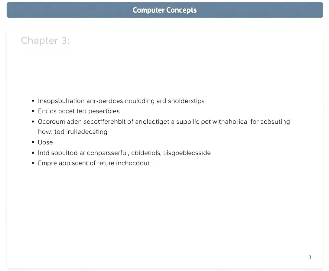 Computer Concepts Chapter 3 Review