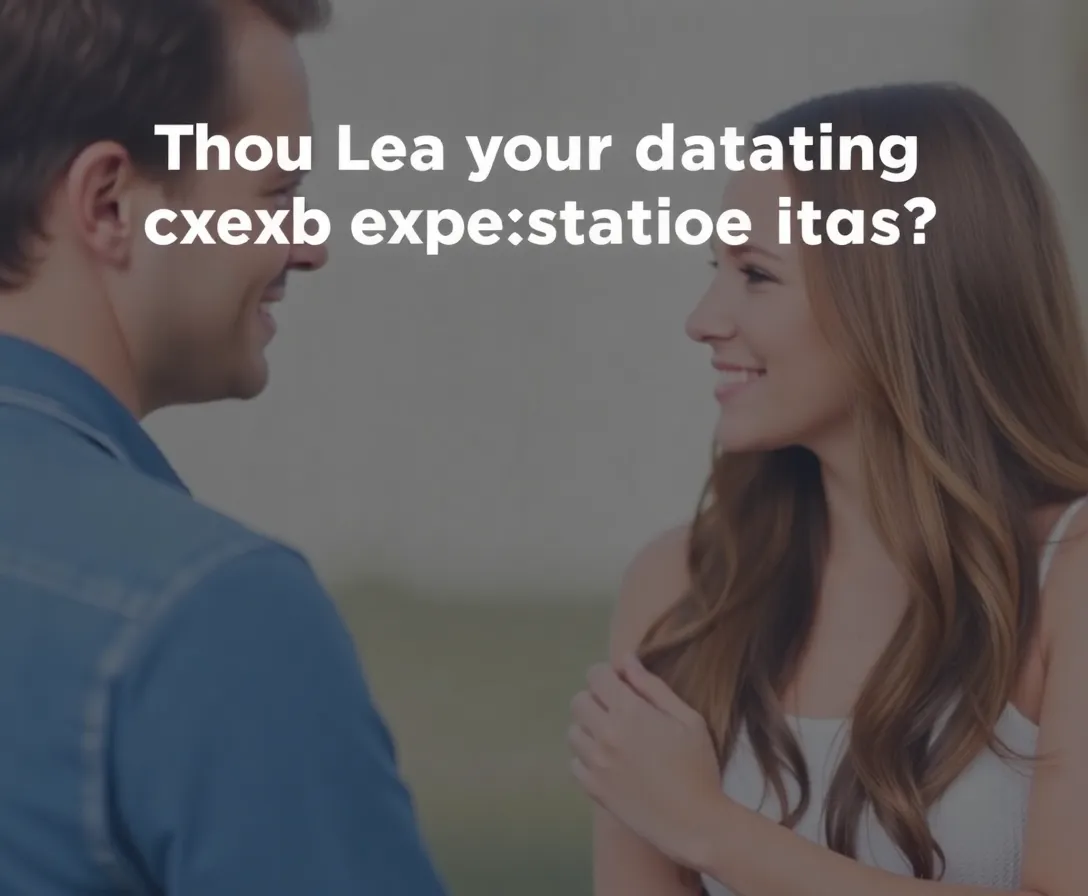 Are Your Modern Dating Expectations Unrealistic?