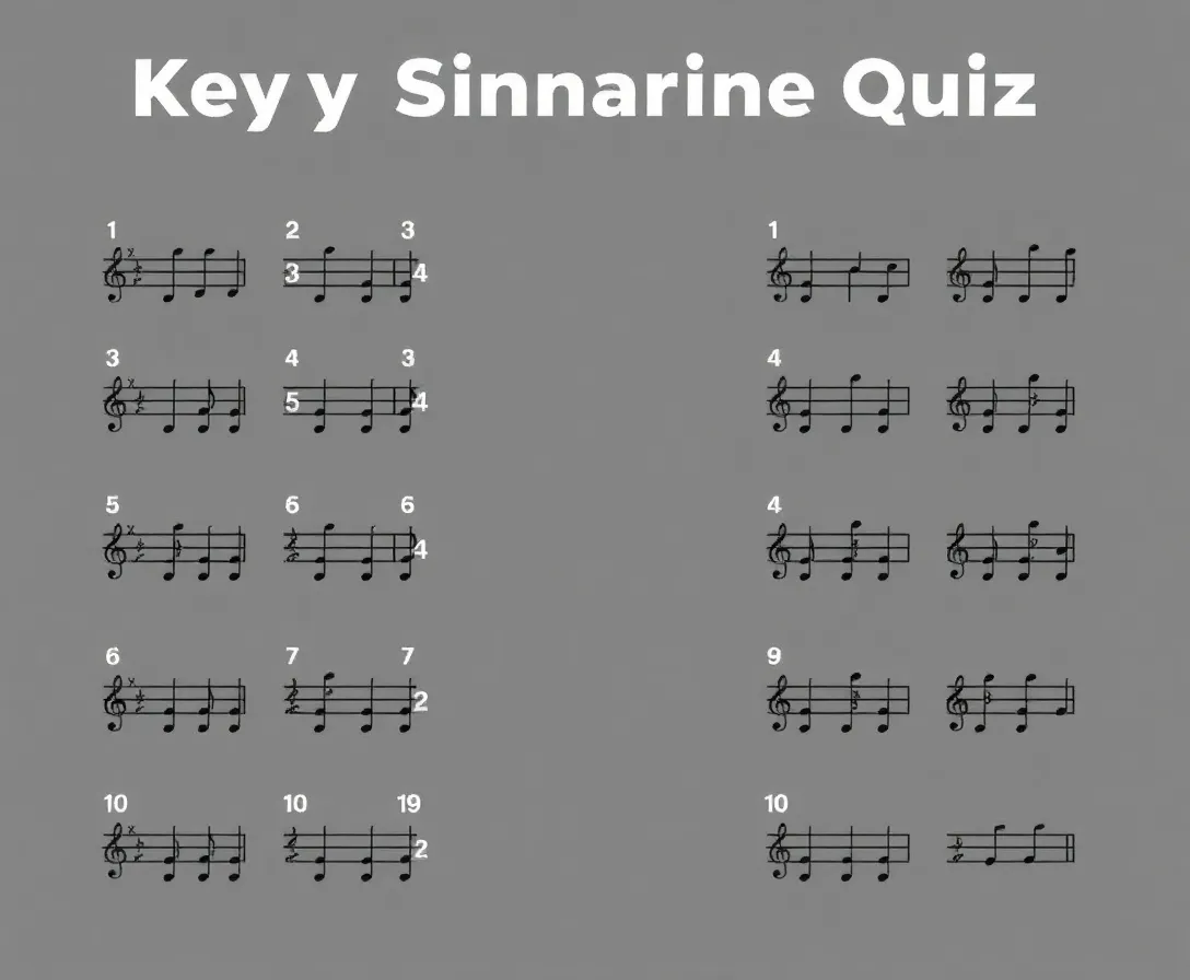 Key Signature Quiz