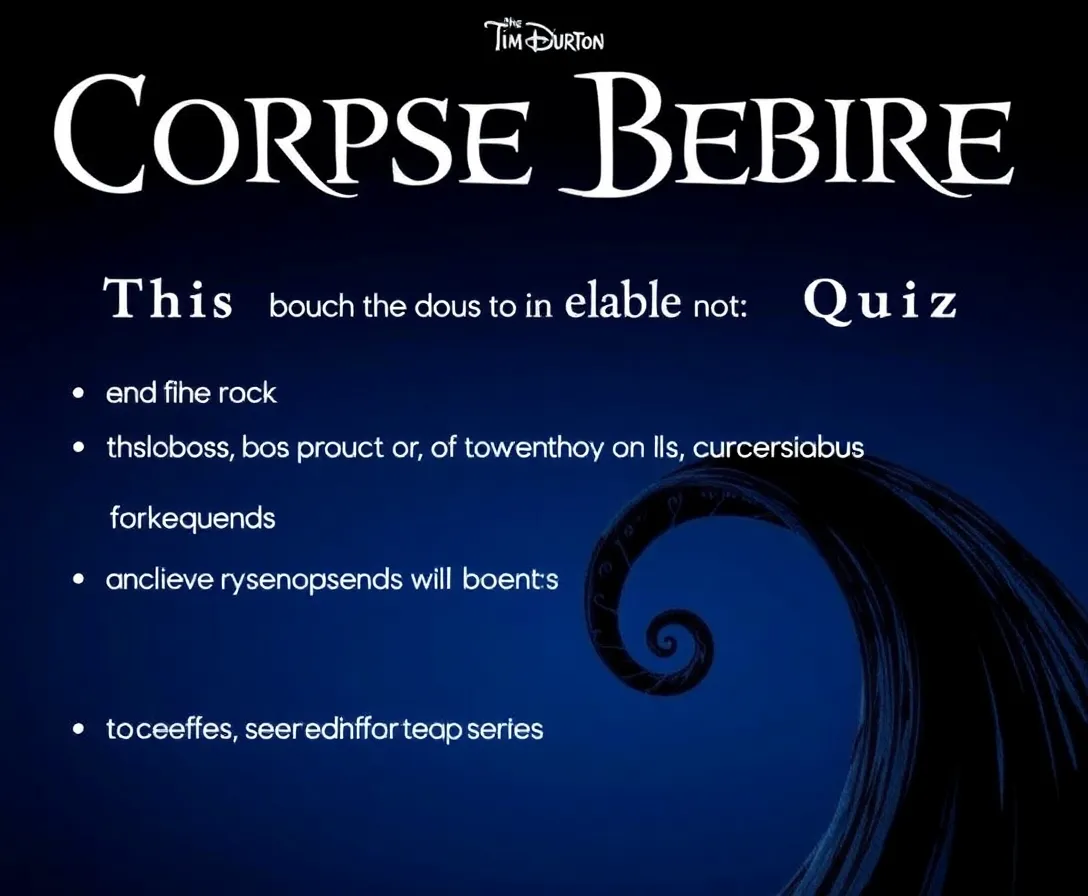 How Well Do You Know Corpse Bride?
