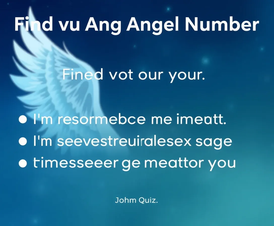 Angel Number Test: What Is My Angel Number?