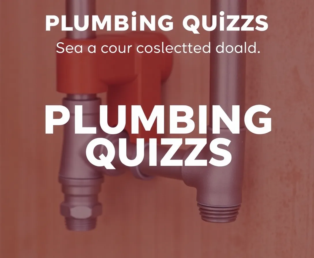 Plumbing Quizzes, Questions & Answers
