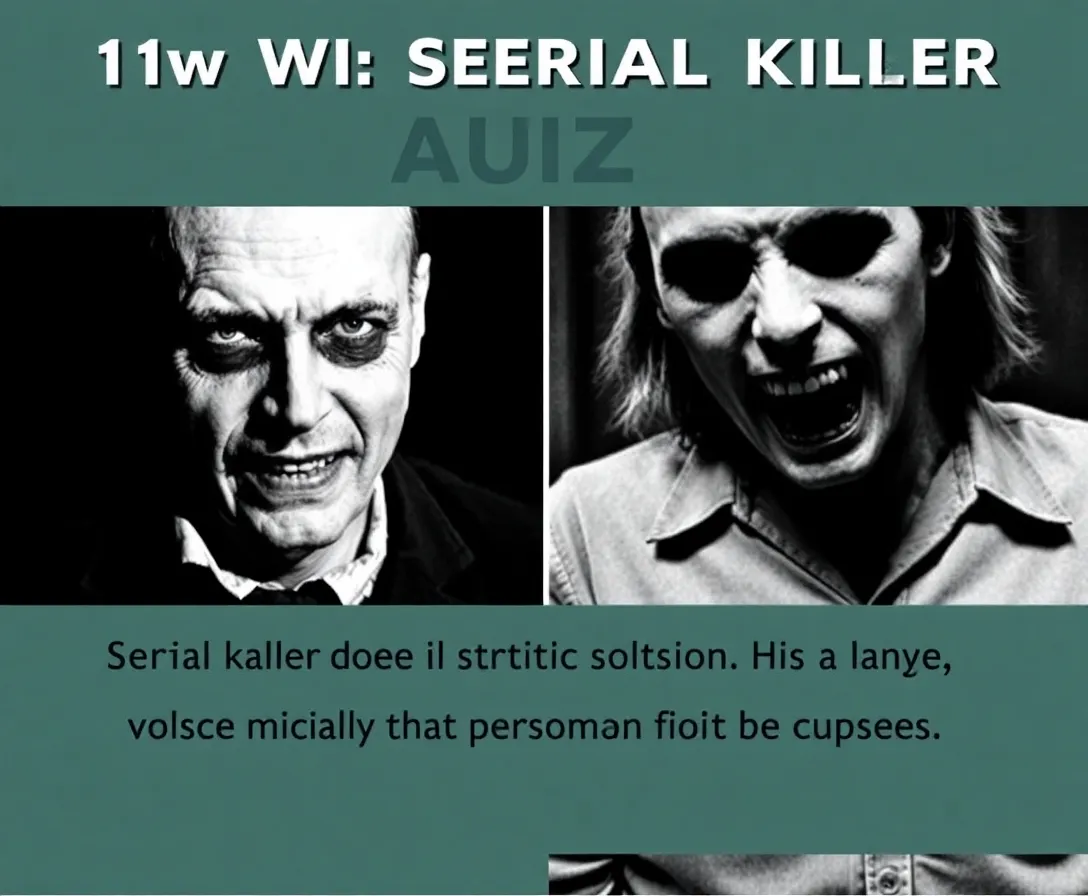 Which Serial Killer Are You? Quiz