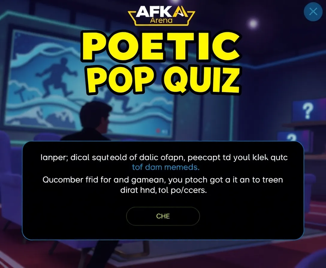 AFK Arena Poetic Pop Quiz