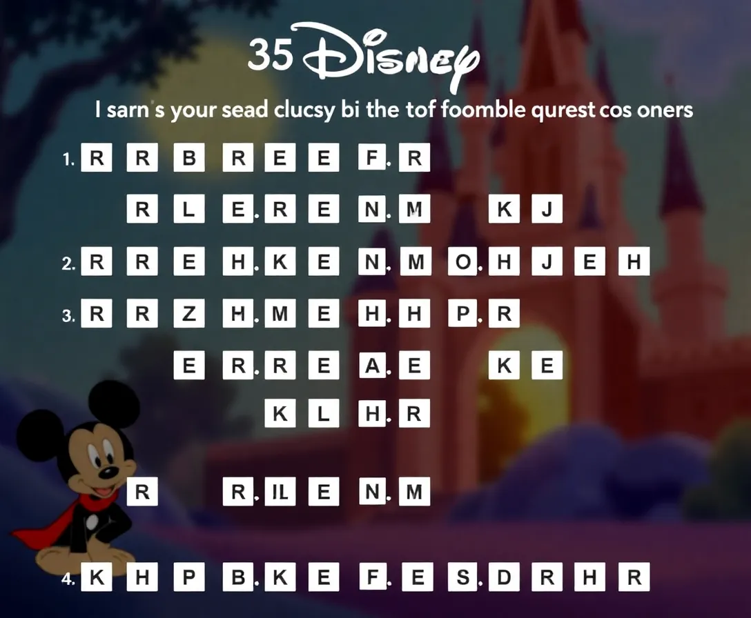 Can You Guess the Disney Characters with 4-Letter Names?