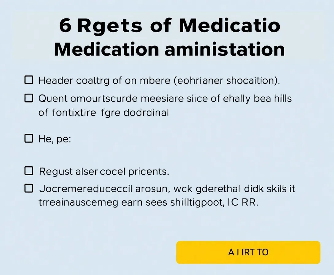 Advanced Medication Administration Performance Quiz