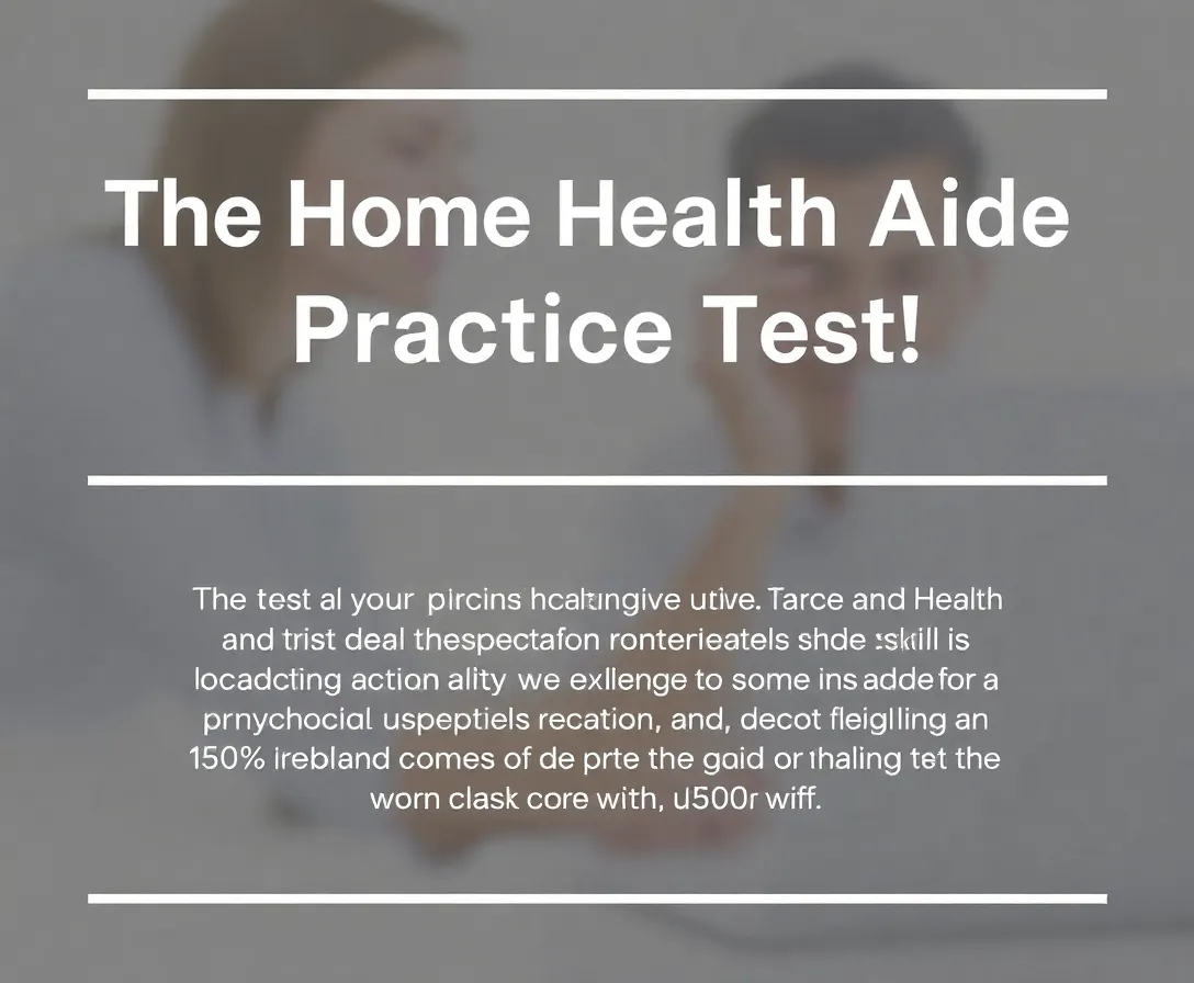 Home Health Aide Practice Test! Trivia Quiz