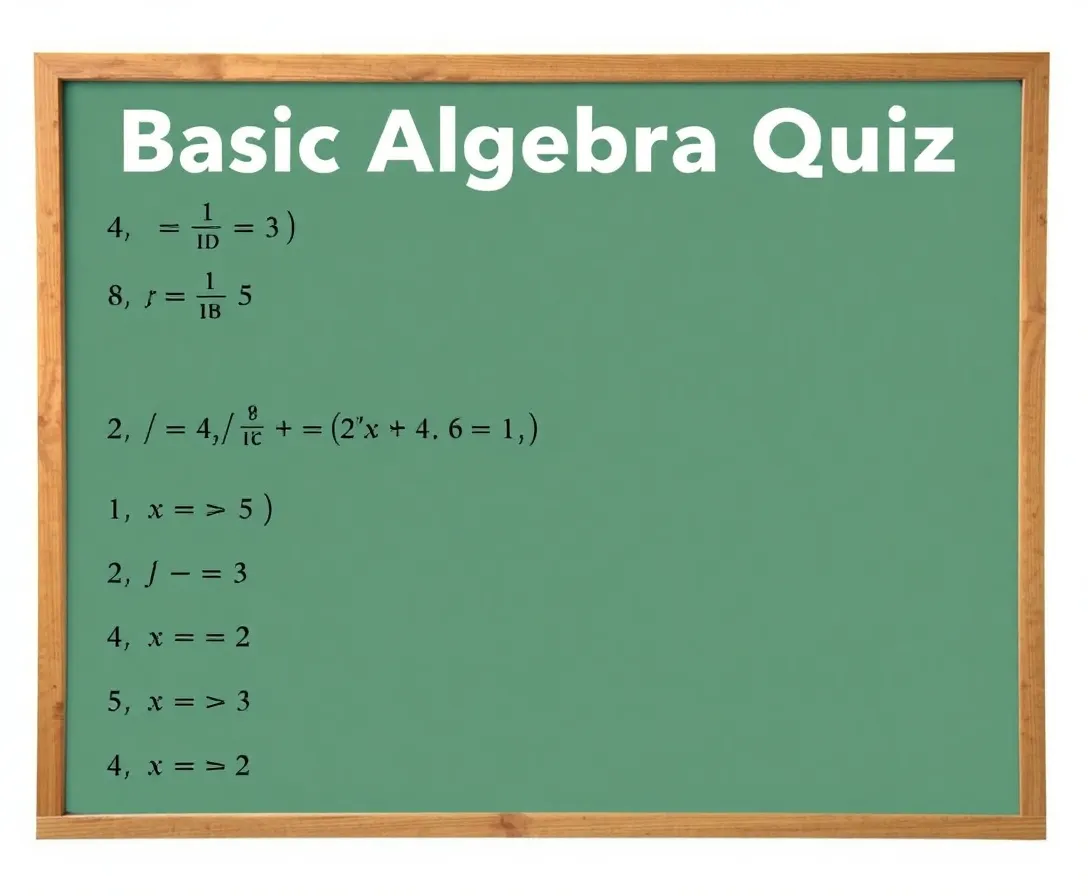 Modern Algebra Quiz