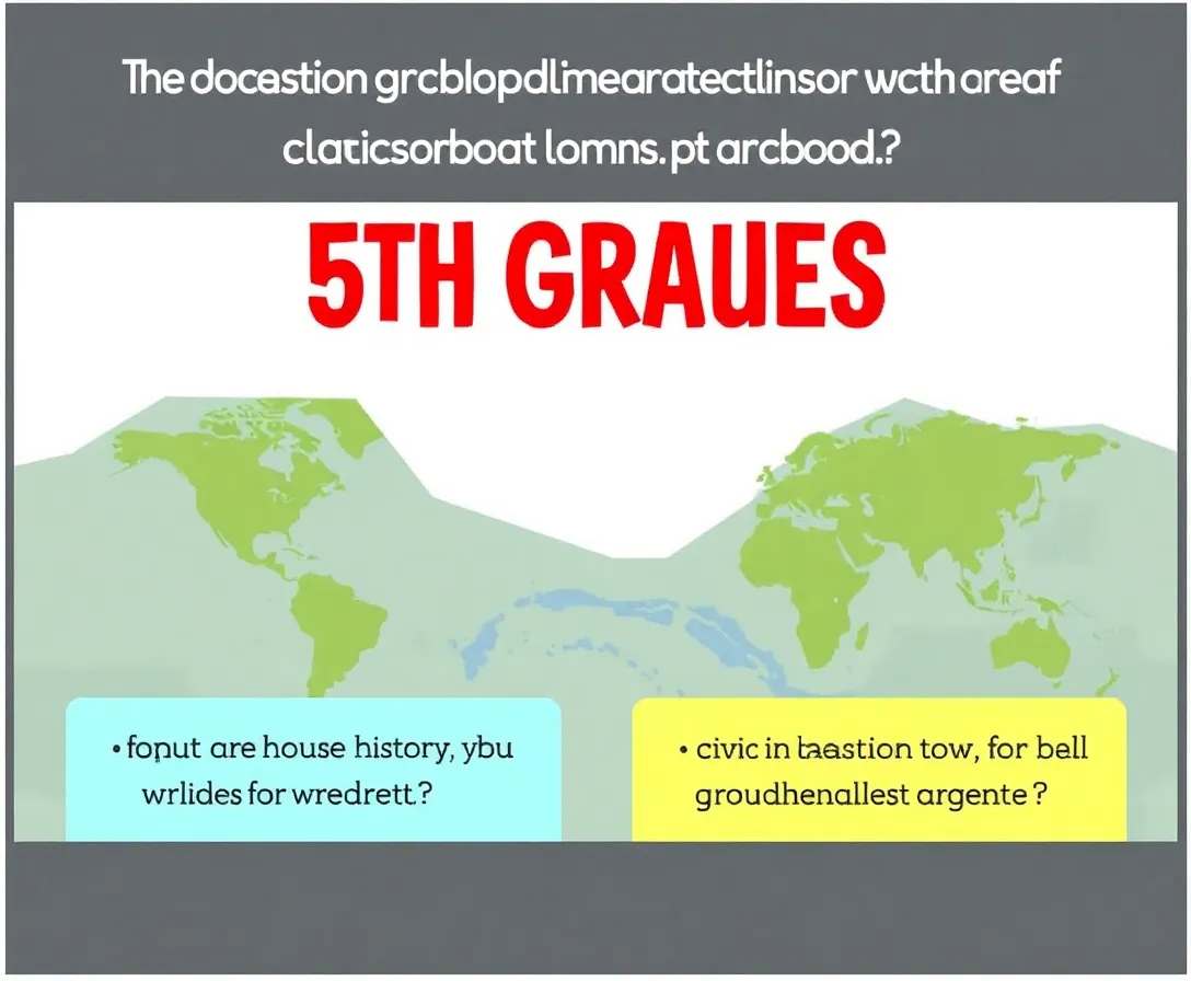 A 5th Grade Social Studies Quiz Questions