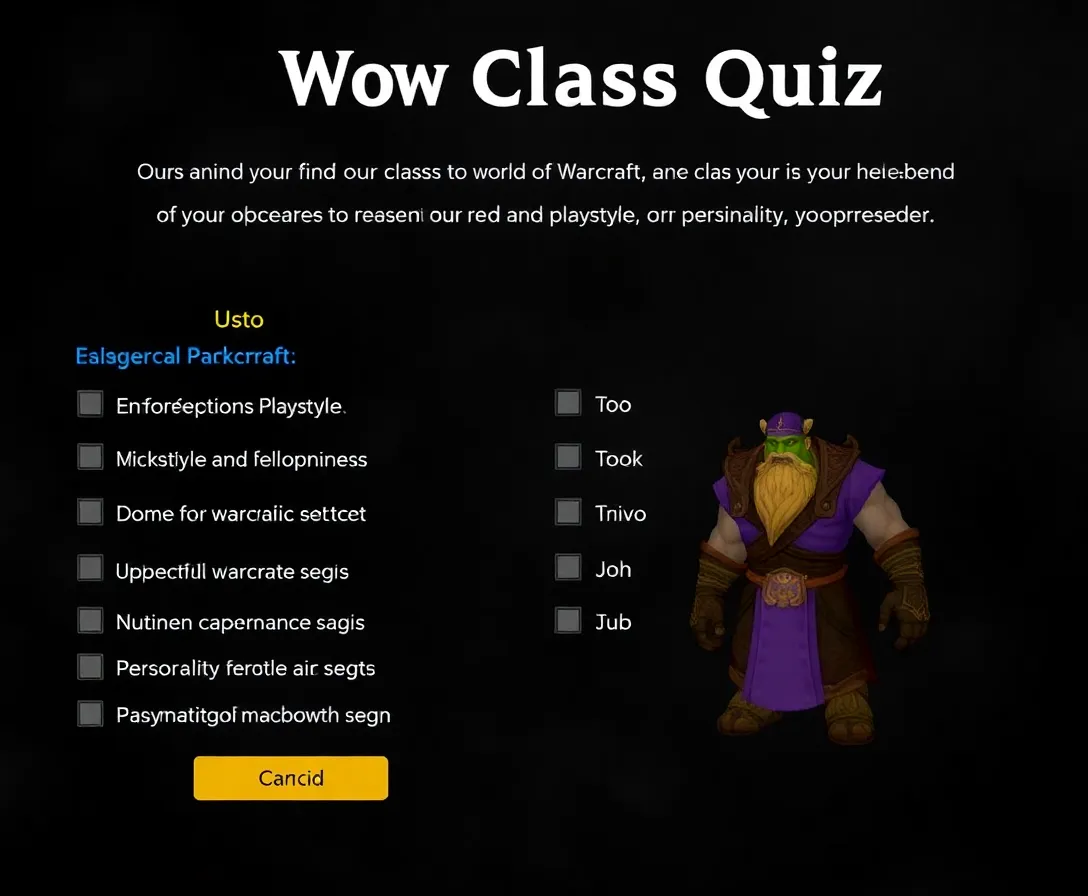 World of Warcraft Class Quiz: Which Class Fits You?