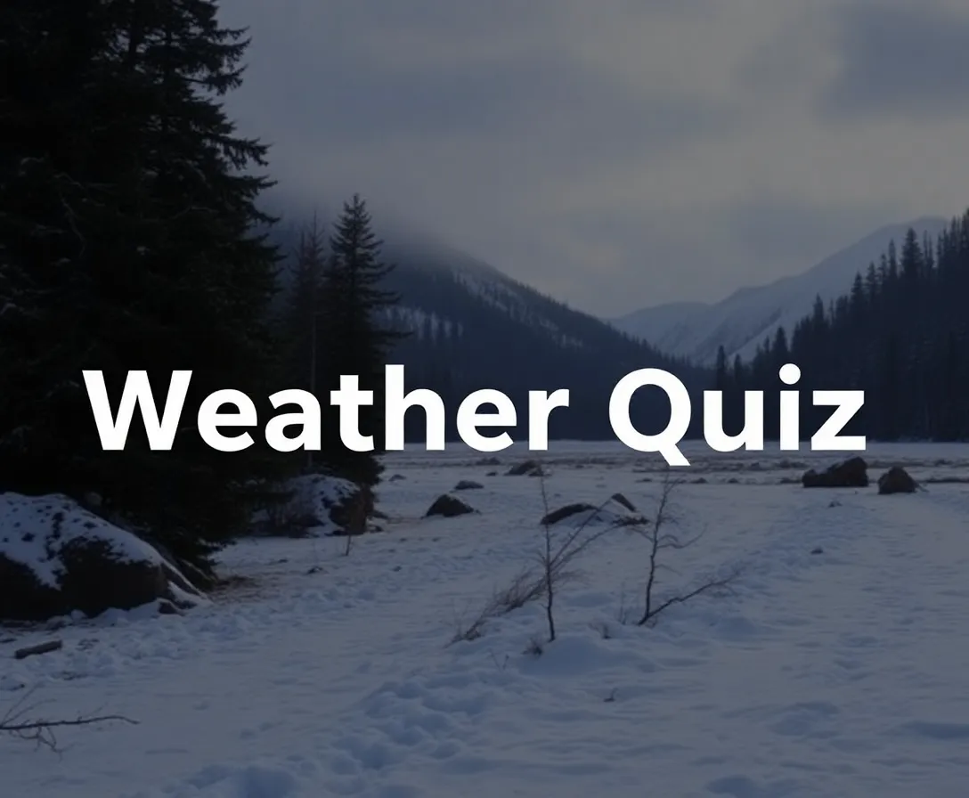Modern Weather Quiz