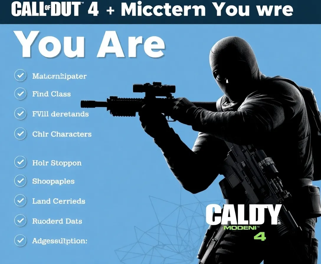 What Call Of Duty 4 Character Are You?