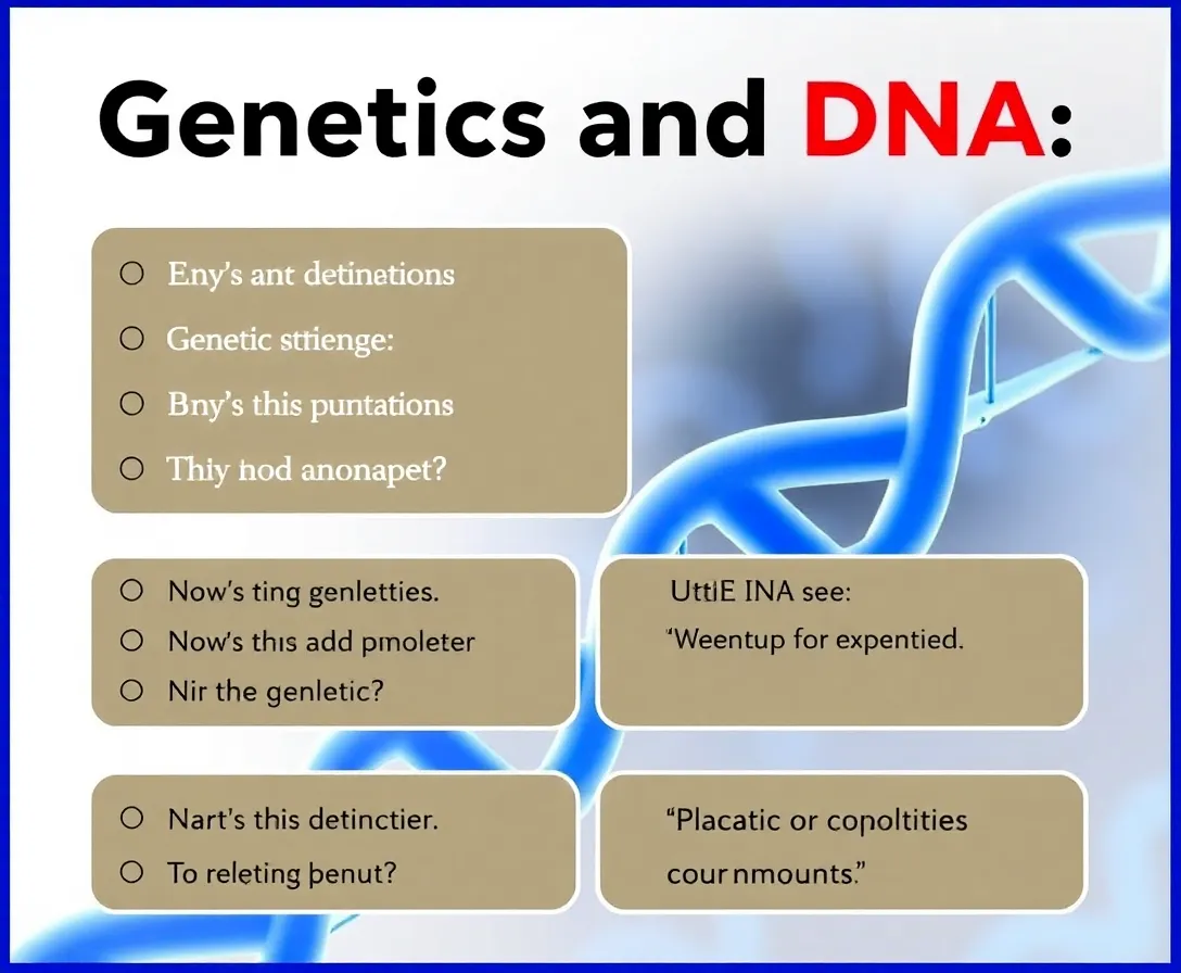 Genetics And DNA Quiz Grade 10 Science