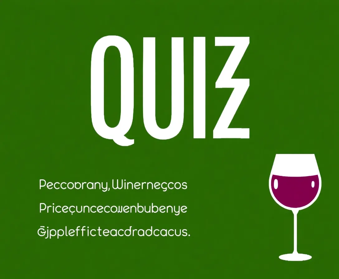 Modern Wine Knowledge: Trivia Facts Quiz!