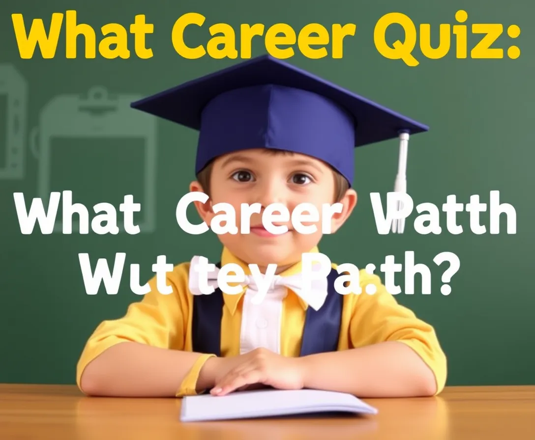 What Will I Be When I Grow Up? Quiz: For 8 To 11 Year Old