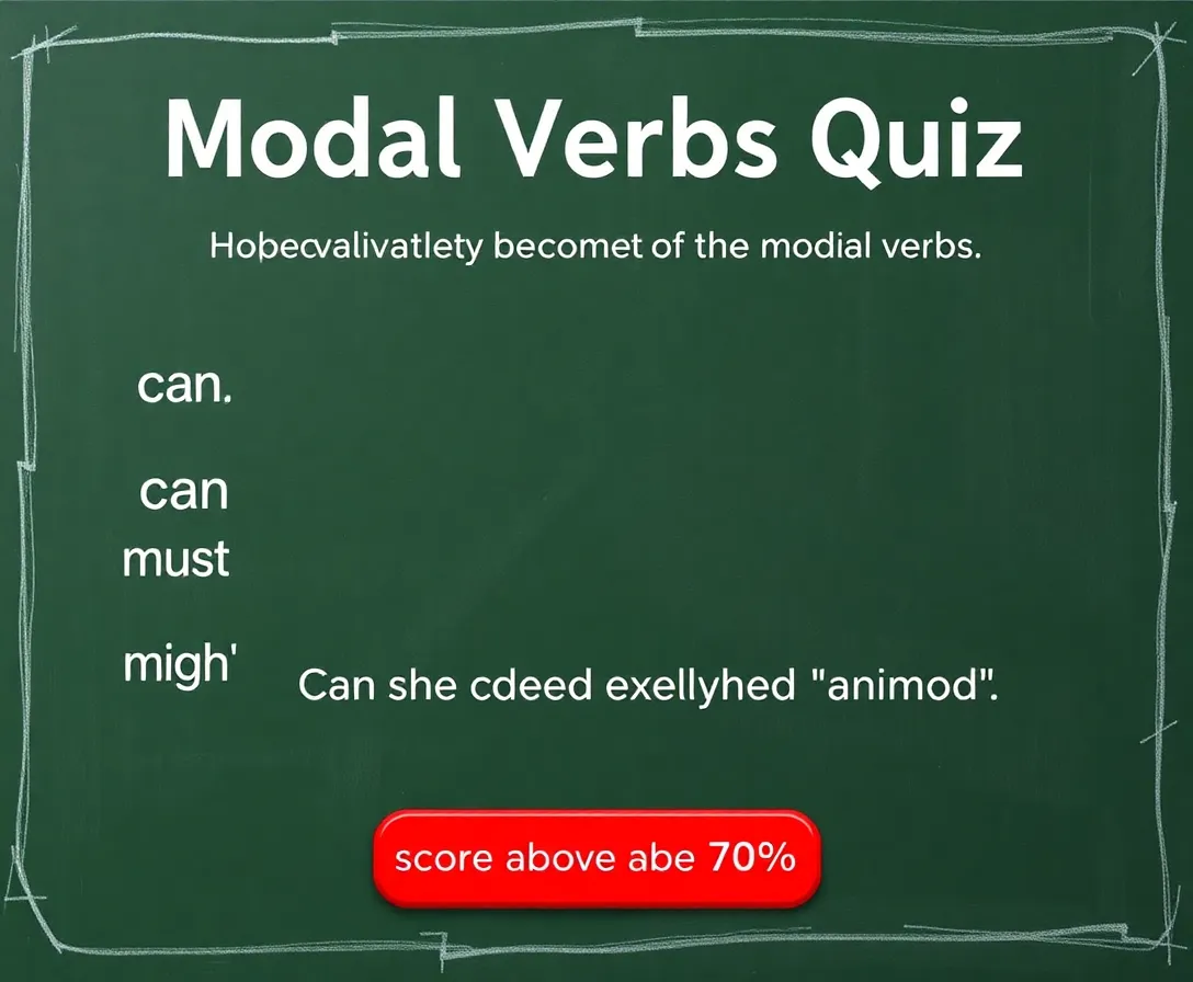 Modal Verbs Quiz Questions And Answers
