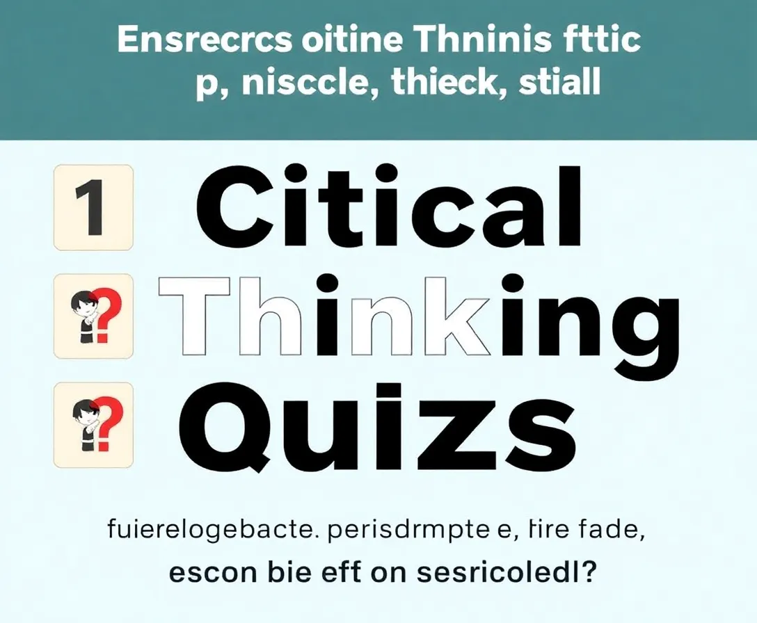 Critical Thinking Quizzes, Questions & Answers