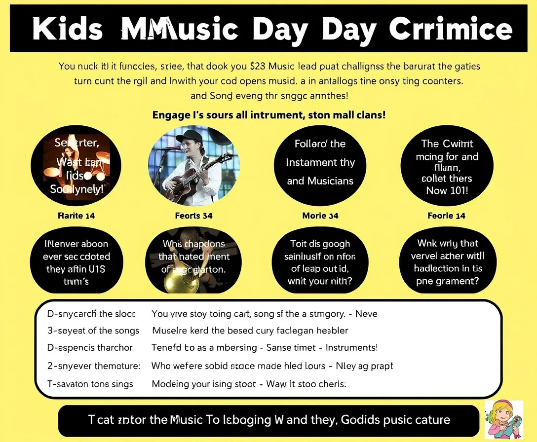 Kids Music Day Quiz Trivia Challenge