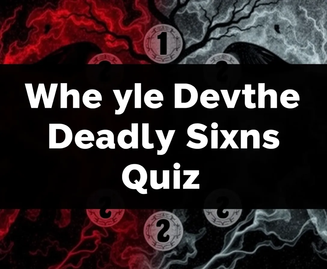 Which Of The 7 Deadly Sins Are You?
