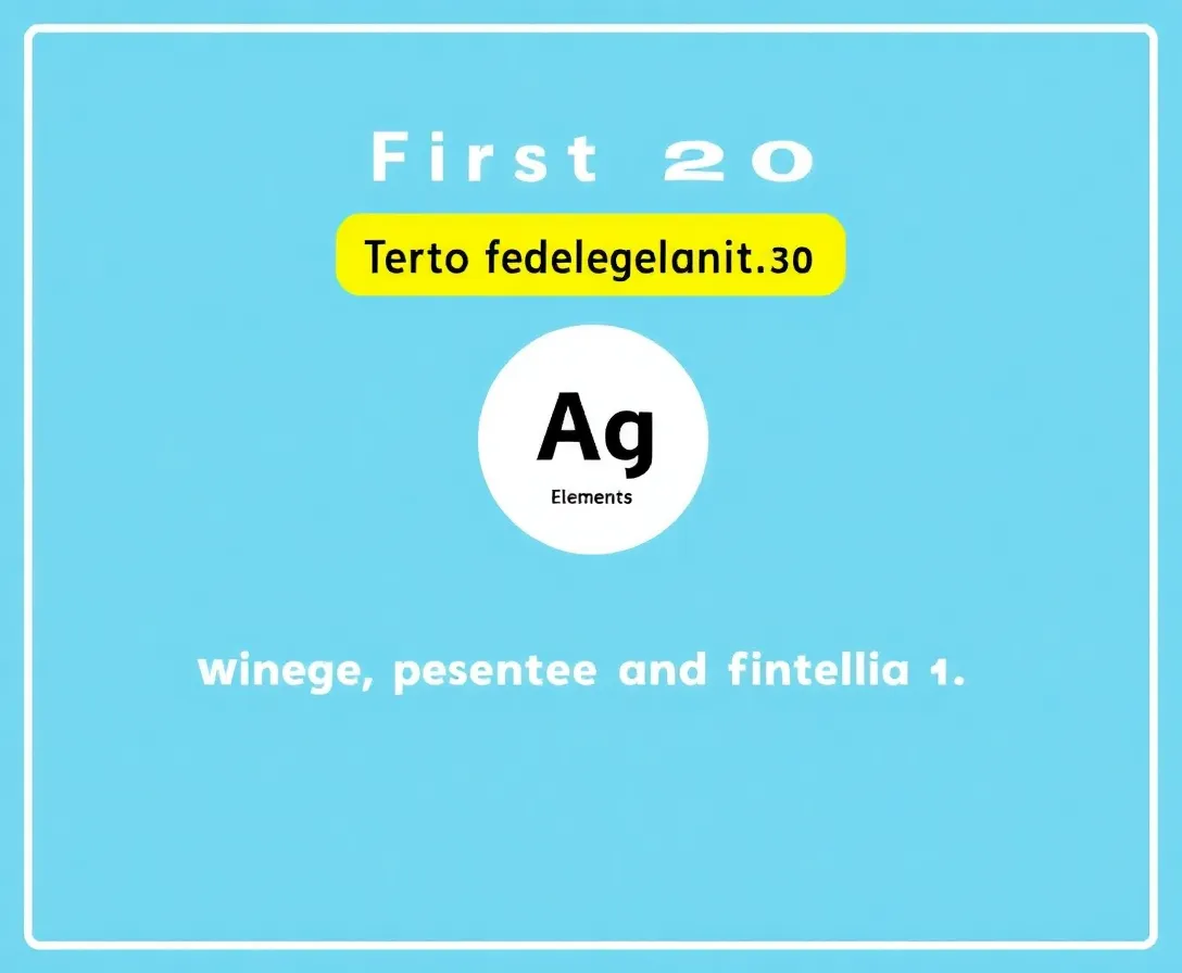 First 20 Elements Of The Periodic Table Quiz