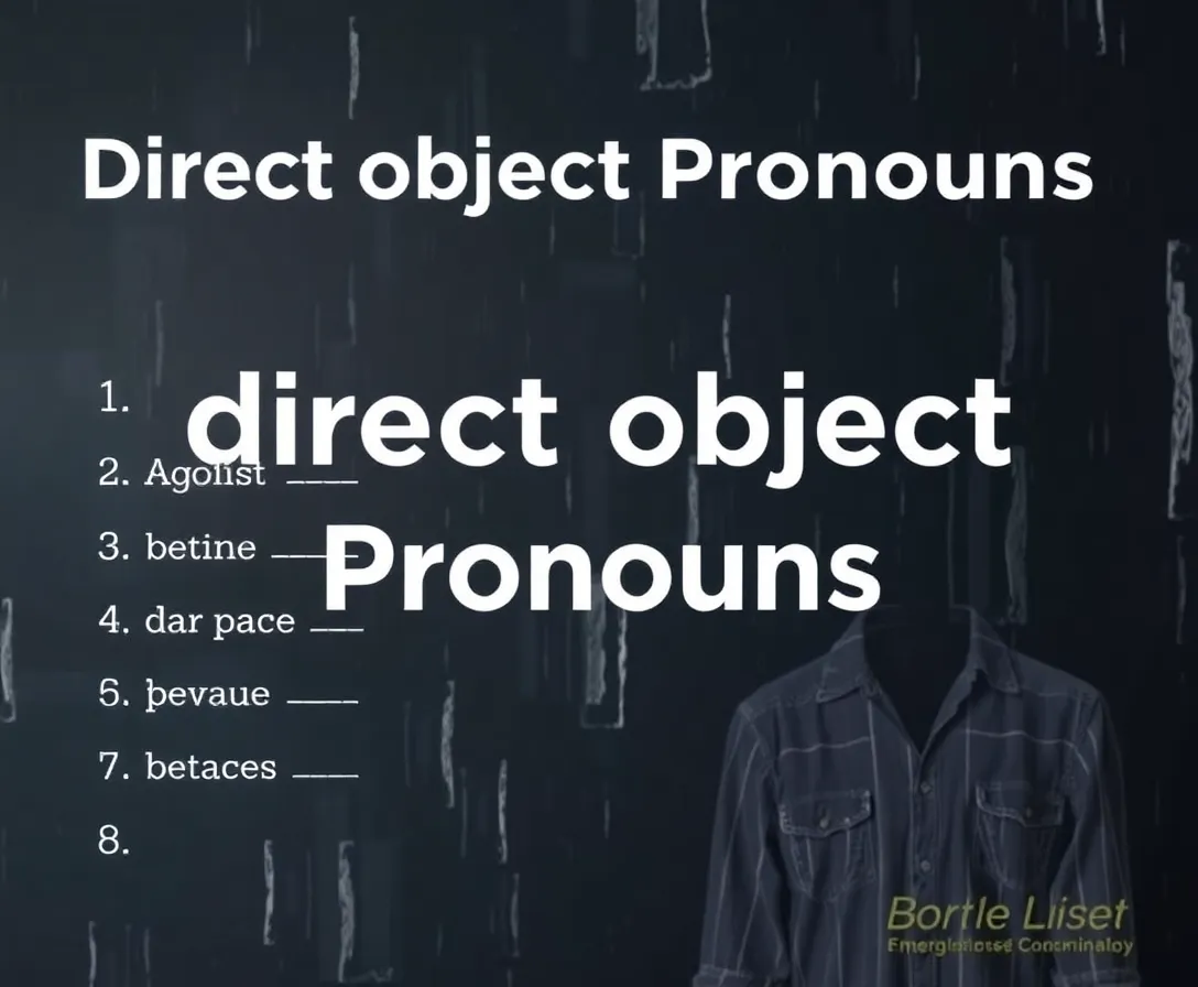 A Modern Quiz On French Object Pronouns