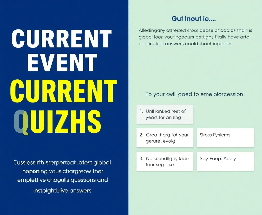 Current Event Awareness Quiz