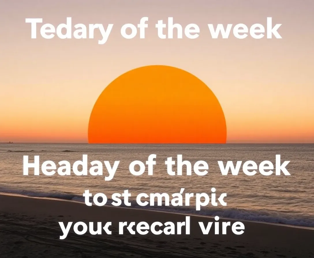 Find Out Which Day of the Week Matches Your Vibe