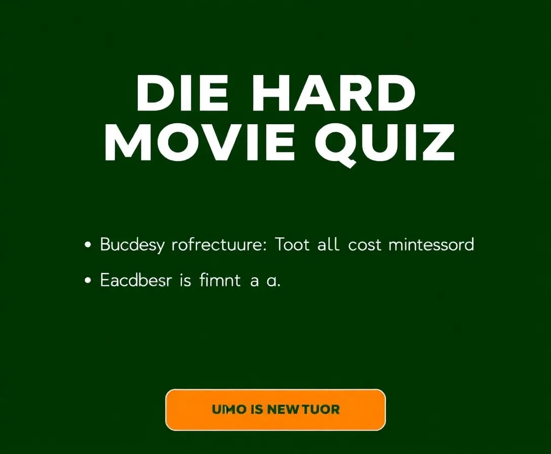 Die Hard Series Knowledge Quiz