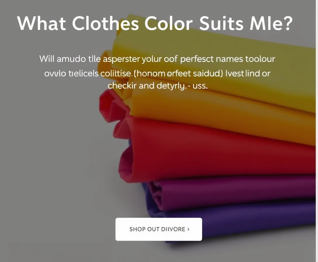 What Clothes Color Suits Me? Quiz
