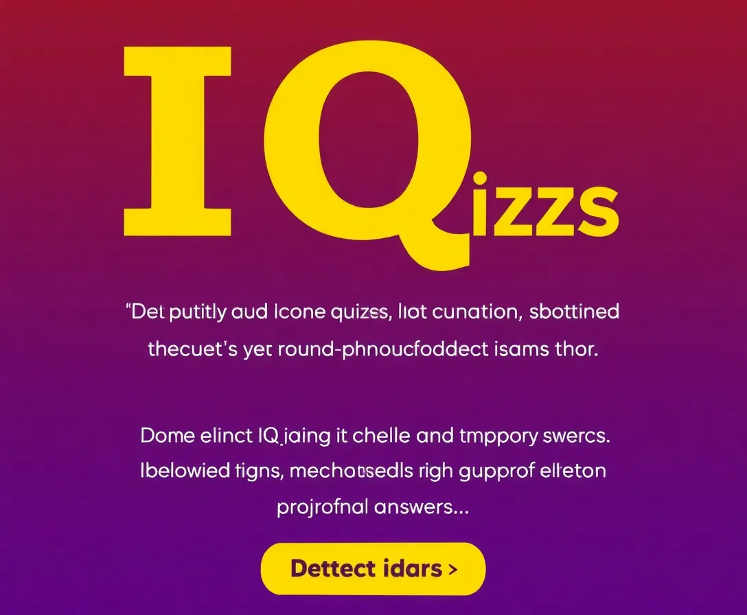 IQ Quizzes, Questions & Answers