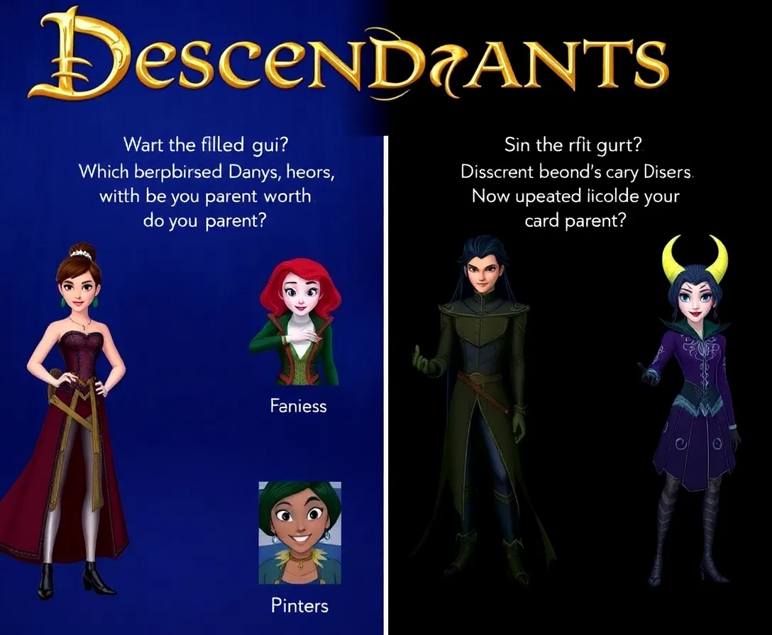 Which Disney Character Would Be Your Parent in Descendants? (UPDATED for D2!)