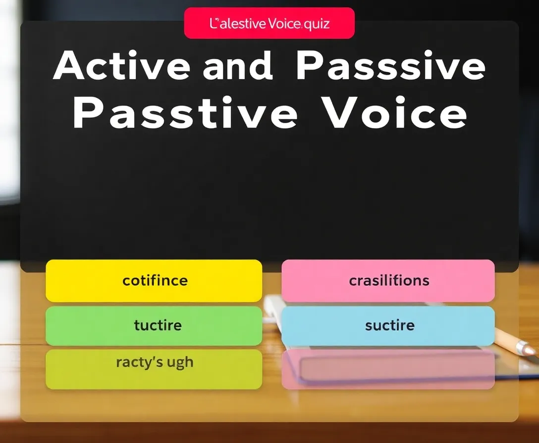 Active And Passive Voice Quiz: Updated Test