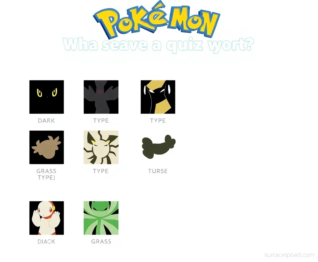 What Type Of Pokemon Are You? Quiz