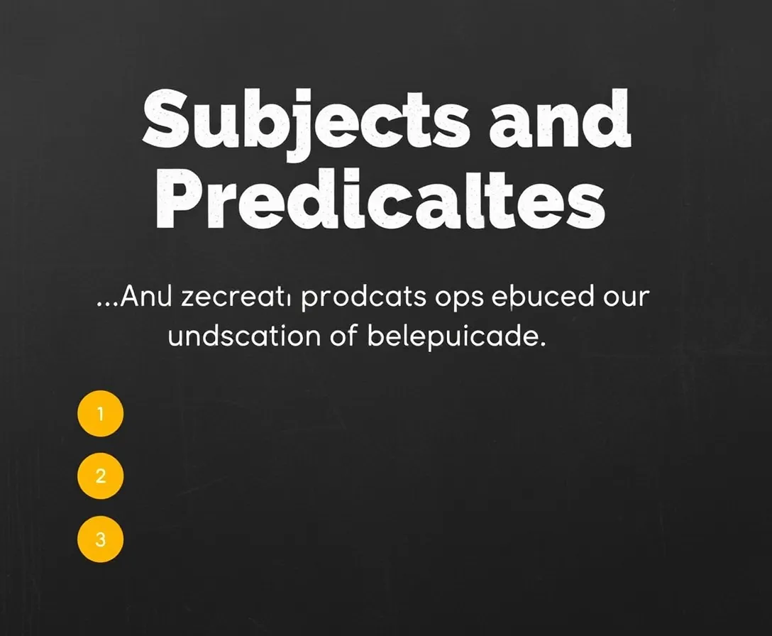 Subject And Predicate Questions Quiz