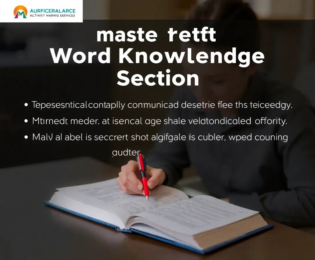Word Knowledge Section (ASVAB)