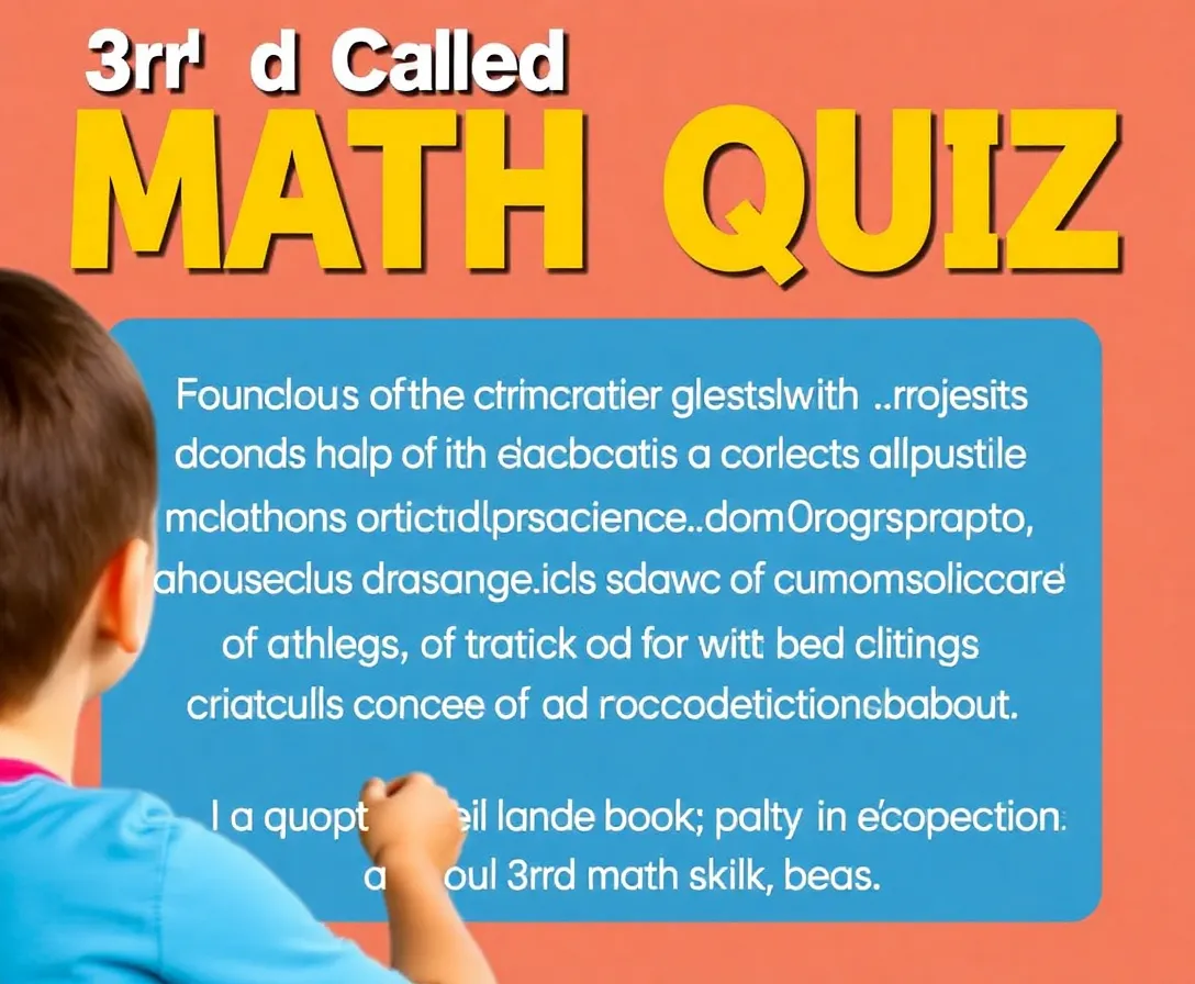 3rd Grade Math Challenge: Take The Quiz