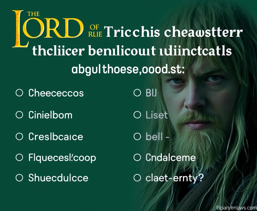 Which Lord Of The Rings Character Are You? Quiz