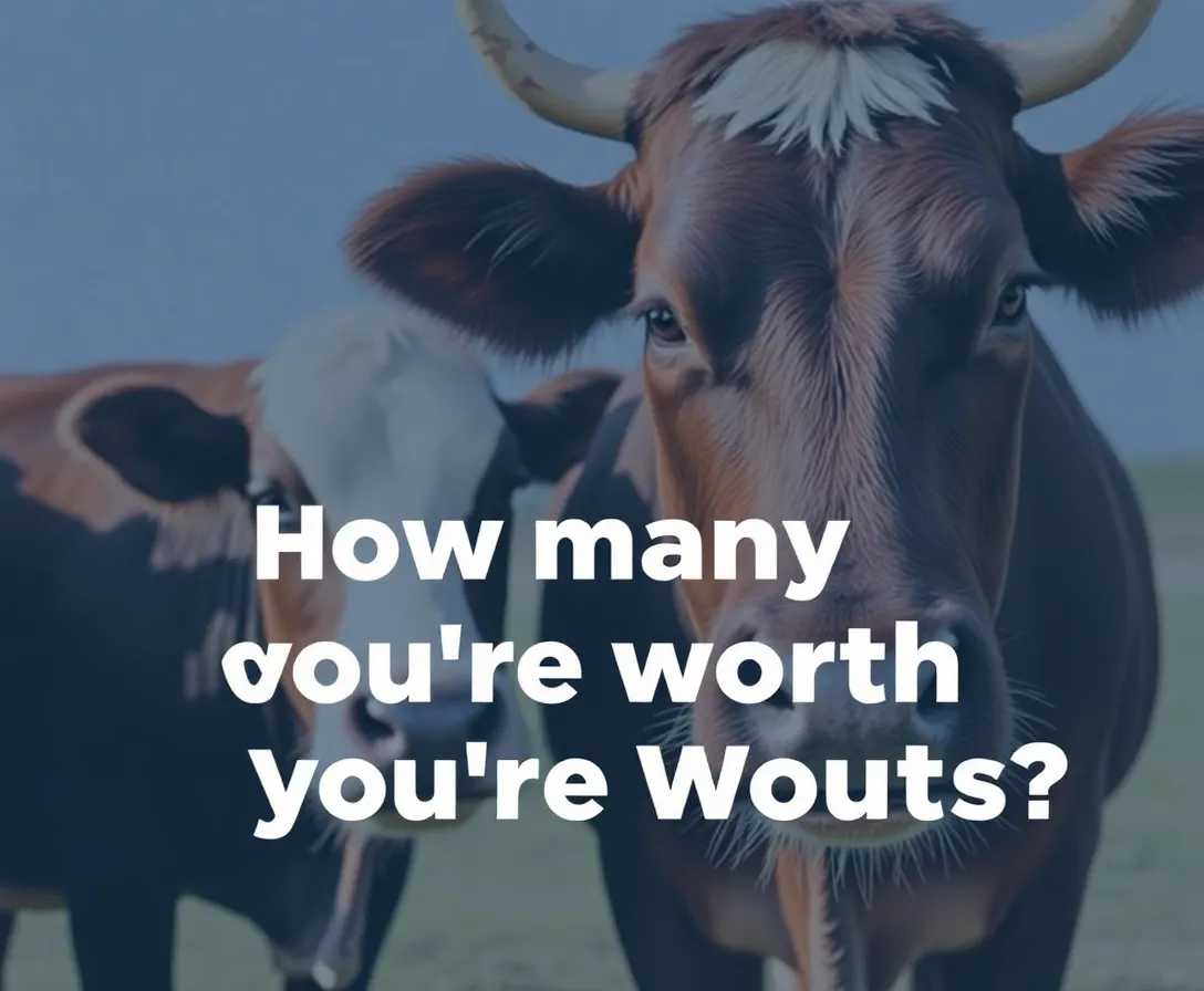 How many cows are you worth?