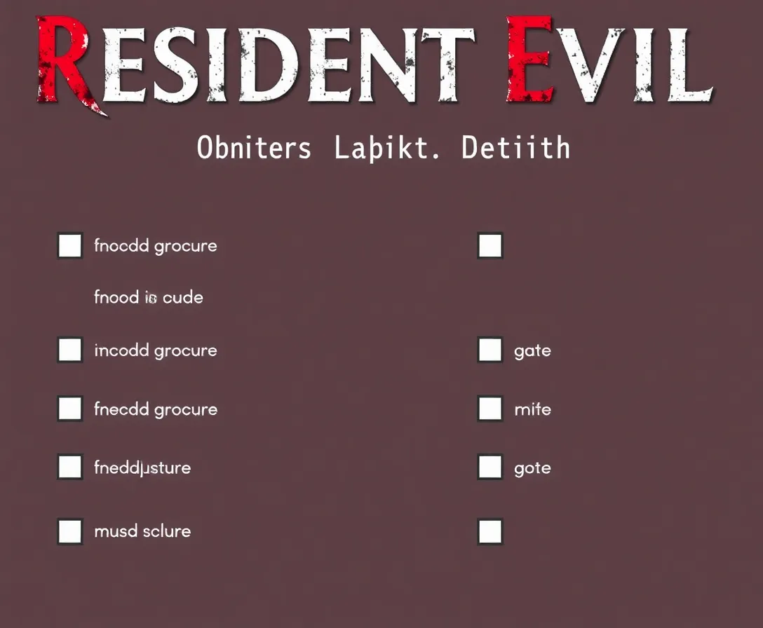 Resident Evil Ultimate Exam