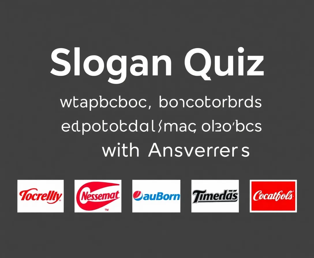 Modern Slogan Quiz