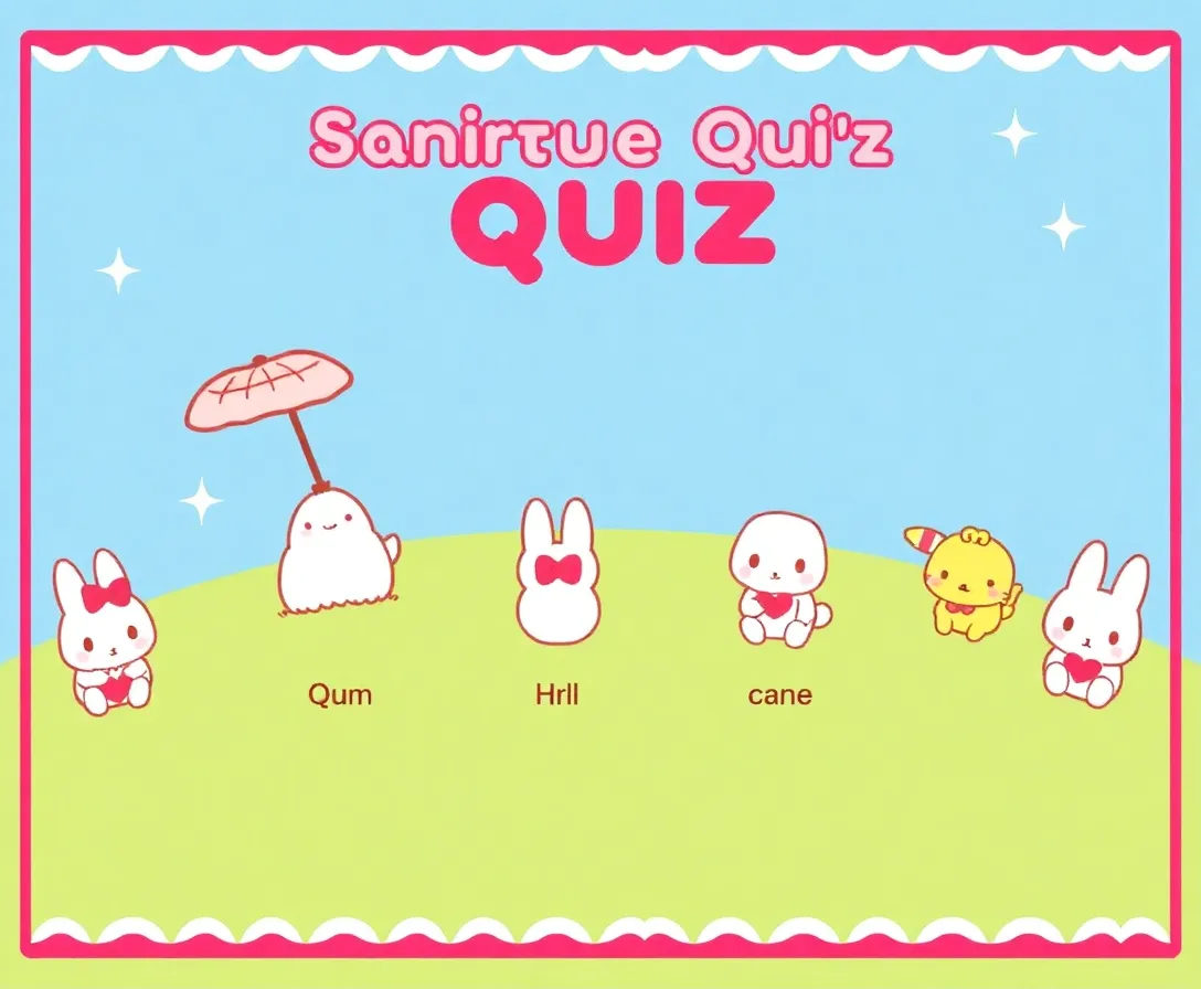 Sanrio Quiz : Which Sanrio Character Are You? Quiz